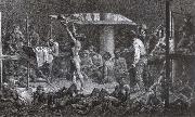 Johann Moritz Rugendas The hold of a slave ship oil painting